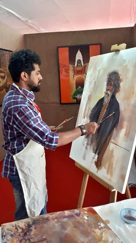 National Art Camp - Lalit Kala Akademi Portrait And Painting National Camp (Mahakumbh) Prayagraj 2019