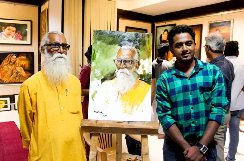 Demonstration - Tulasi Art Foundation Exhibition 2016