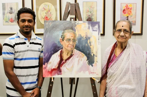 Demonstration - Dengale Art Gallery Exhibition 2017